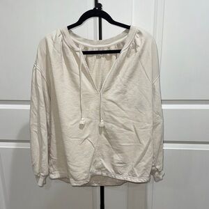 Aerie Cream Women's Hoodie